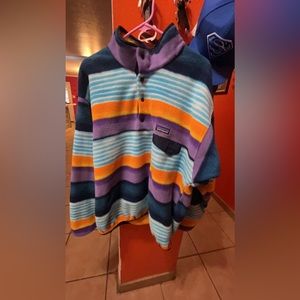 Multicolor Patagonia synchilla pullover